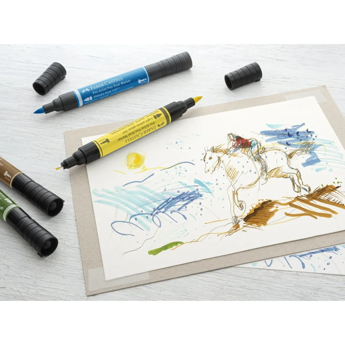 Faber-Castell PITT Artist Pen Dual Marker – Ultramarine 120