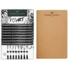 Faber-Castell Pitt Artist Pen Sketch Set, 8 tuschpennor & 1 skissblock