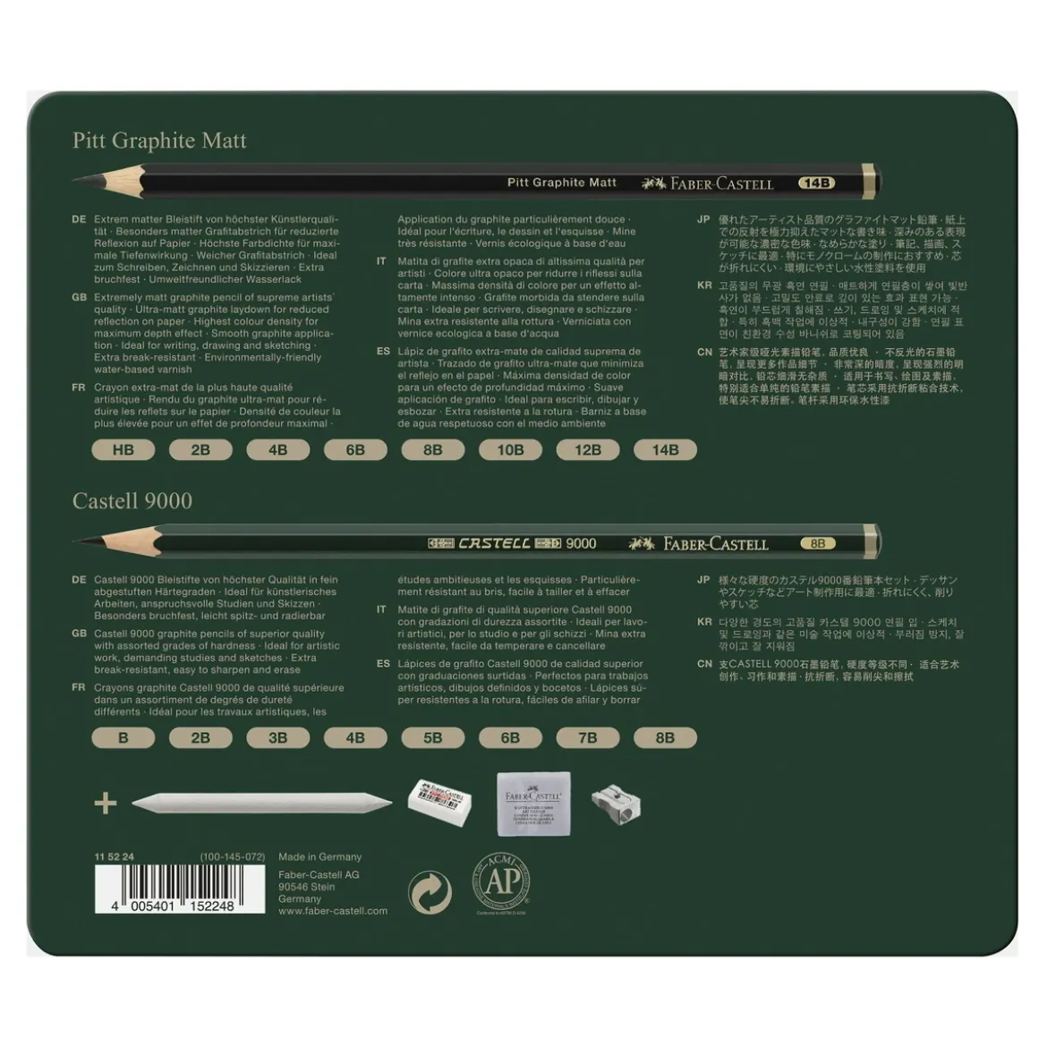 Faber-Castell 9000 & Pitt Graphite – ett pennset fyllt med gråtoner