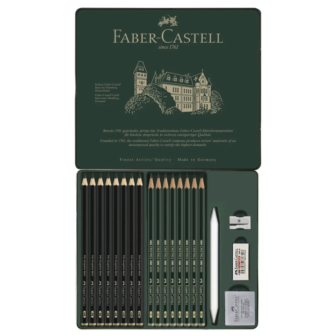 Faber-Castell 9000 & Pitt Graphite – ett pennset fyllt med gråtoner
