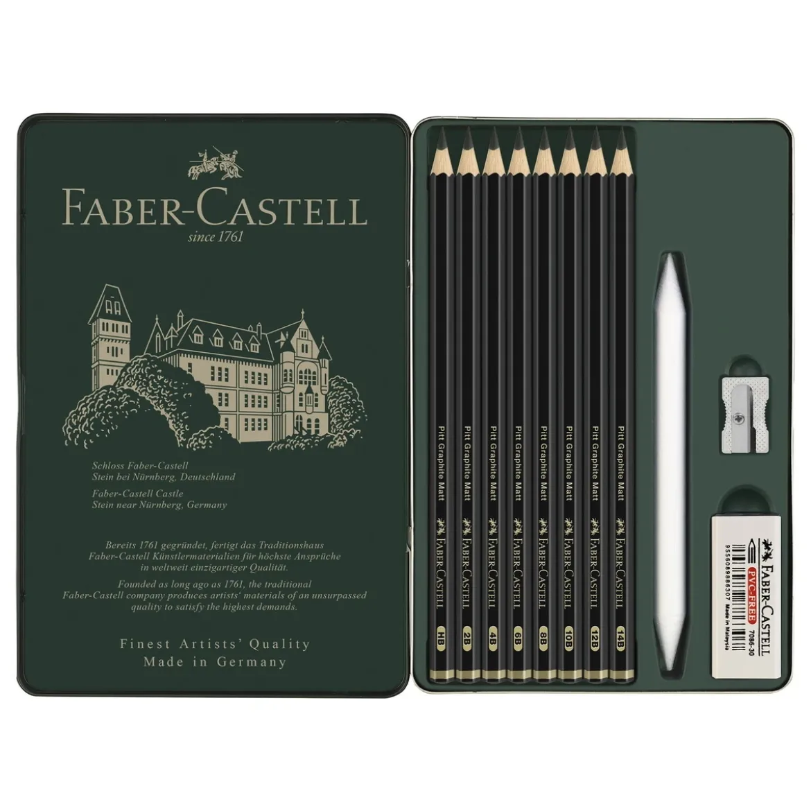 Faber-Castell Pitt Graphite Matt set 11st