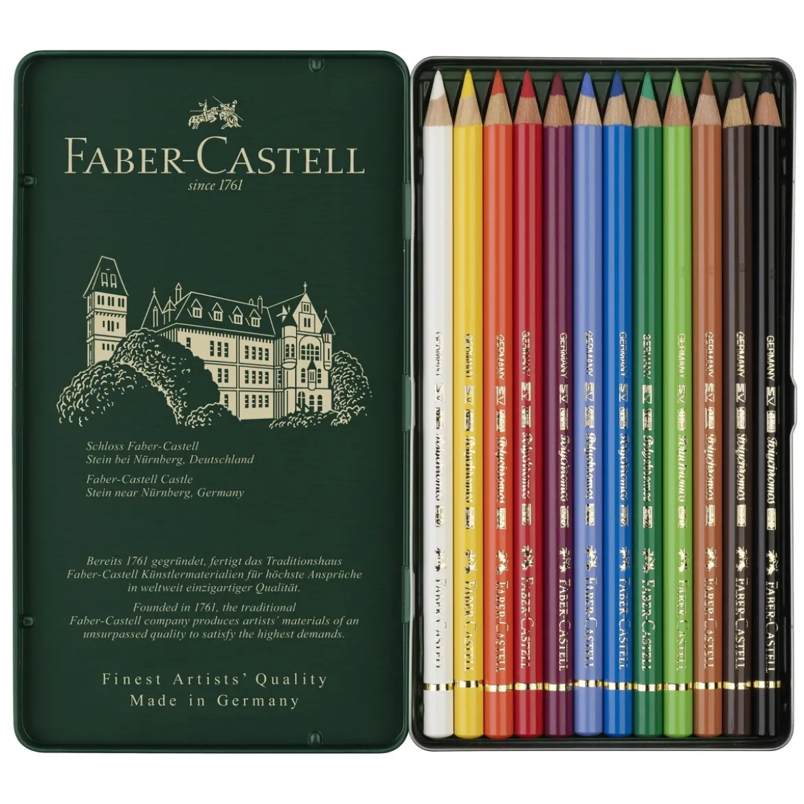 Faber Castell Polychromos 12p