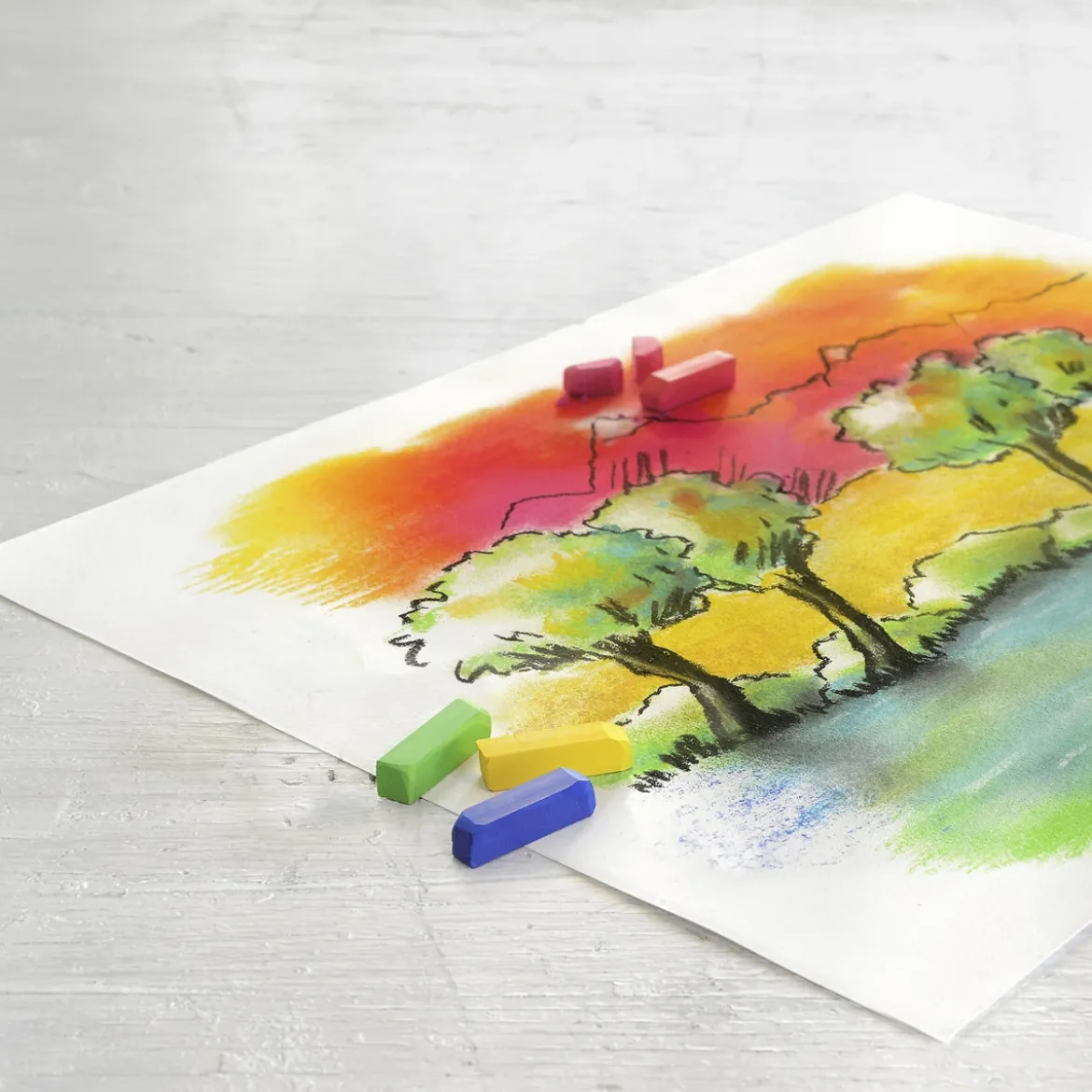 Faber-Castell Soft Pastels Mini, set med 24 mjuka pastellkritor