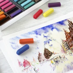 Faber-Castell Soft Pastels Mini, set med 48 mjuka pastellkritor