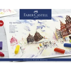 Faber-Castell Soft Pastels Mini, set med 72 mjuka pastellkritor