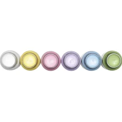 Fabric Paint set 6×50 ml, textilfärger i pastellfärger för ljust tyg