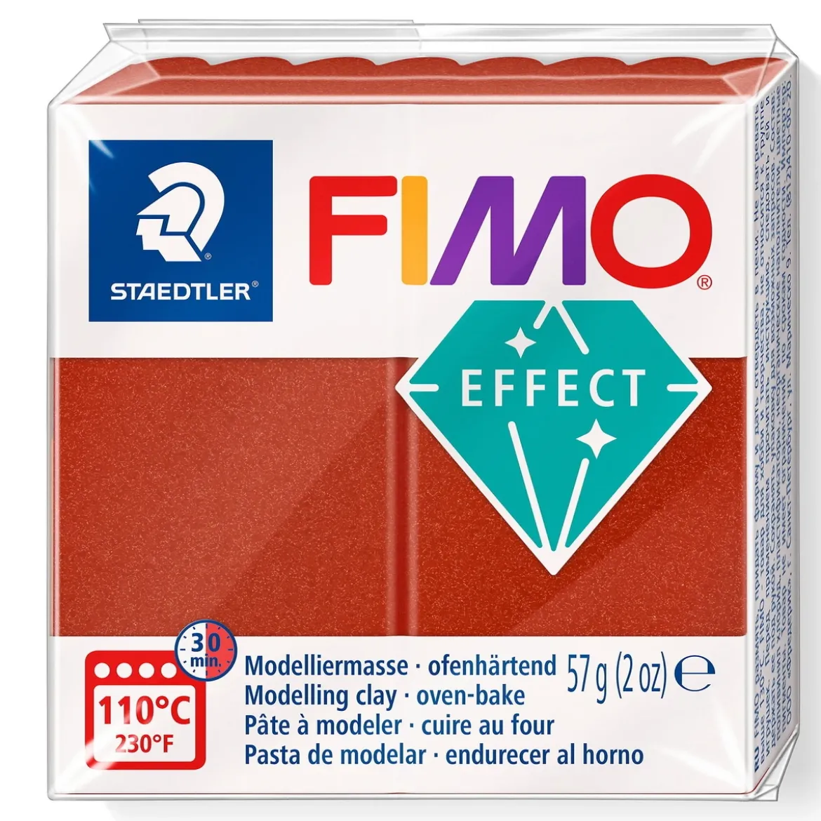 Fimo effect metallic modellera 57 g – copper 27