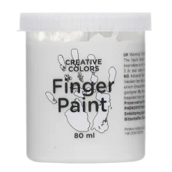 Fingerfärg 80ml Vit