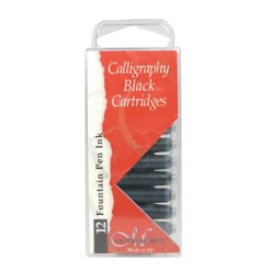Färgpatron 12 svart kalligrafi