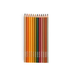 Färgpennor 12-pack med djurtema + 3 färgläggningskort