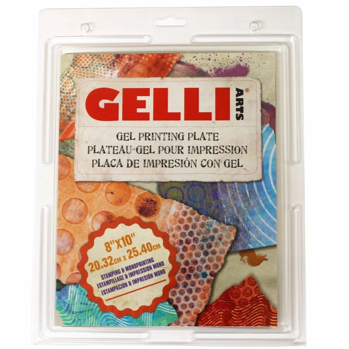 Gelli Arts rektangulär platta 20,3×25,4 cm / 8×10 tum