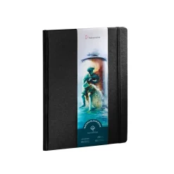 Hahnemühle akvarellbok i pocketformat A5 stående – 100% bomull, 250 grams ytvikt