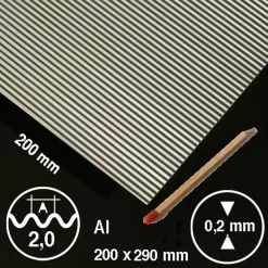 Hermoli ark Aluminium 2mm