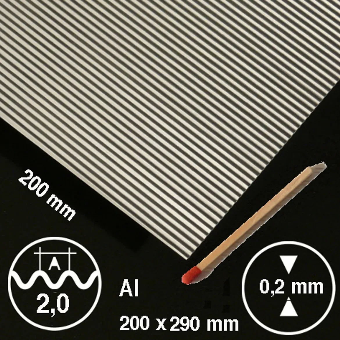 Hermoli ark Aluminium 2mm