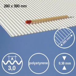 Hermoli ark korrugerad 3mm