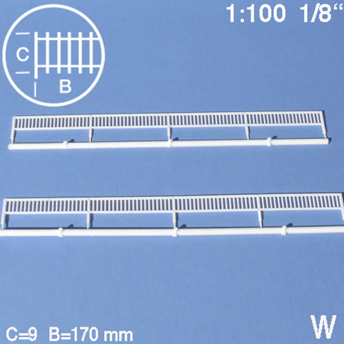 Hermoli Balustrad 1:100 2 st