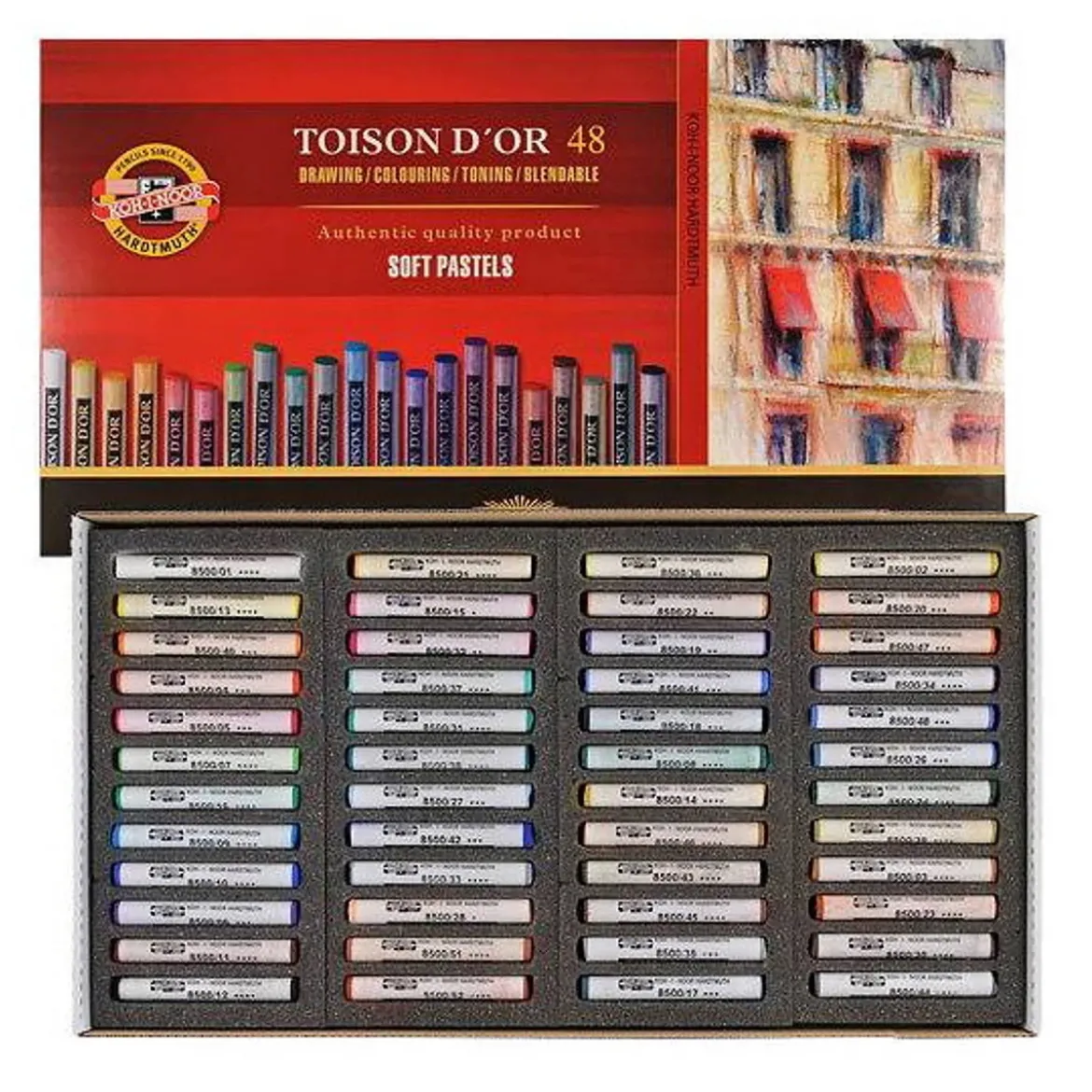 Koh-I-Noor Pastellkritor 48