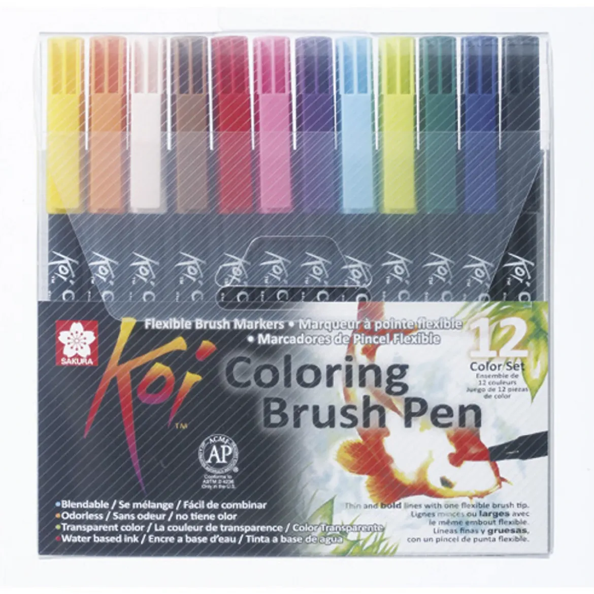 Koi Color Brush Pen set 12st
