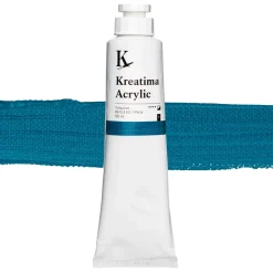 Kreatima Acrylic akrylfärg 120 ml – Turquoise PB 15:3 PG 7 PW 6