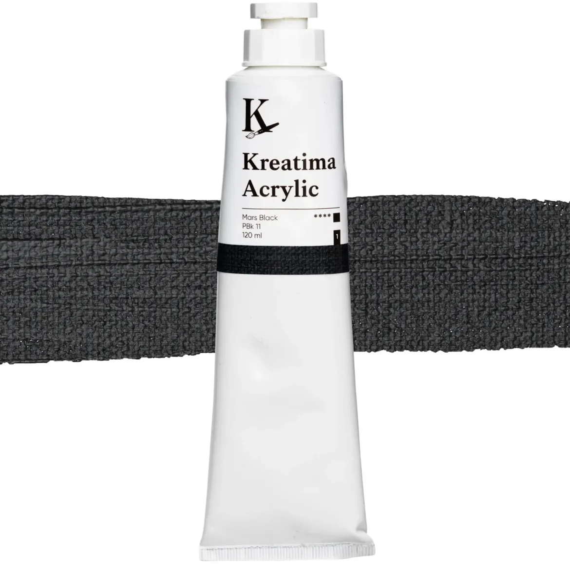 Kreatima Acrylic akrylfärg 120 ml – Mars Black PBk 11