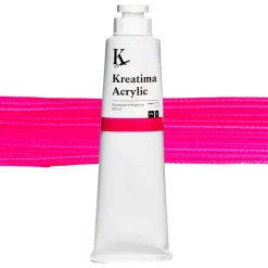 Kreatima Acrylic akrylfärg 120 ml – Fluorescent Magenta