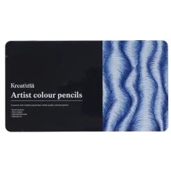 Kreatima Artist färgpennor i 72-pack, etui av metall