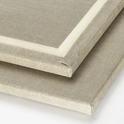 Kreatima Artists' Natural linnecanvas, målarduk av linne, 30×40 cm, djup 2 cm, 460 g/m²