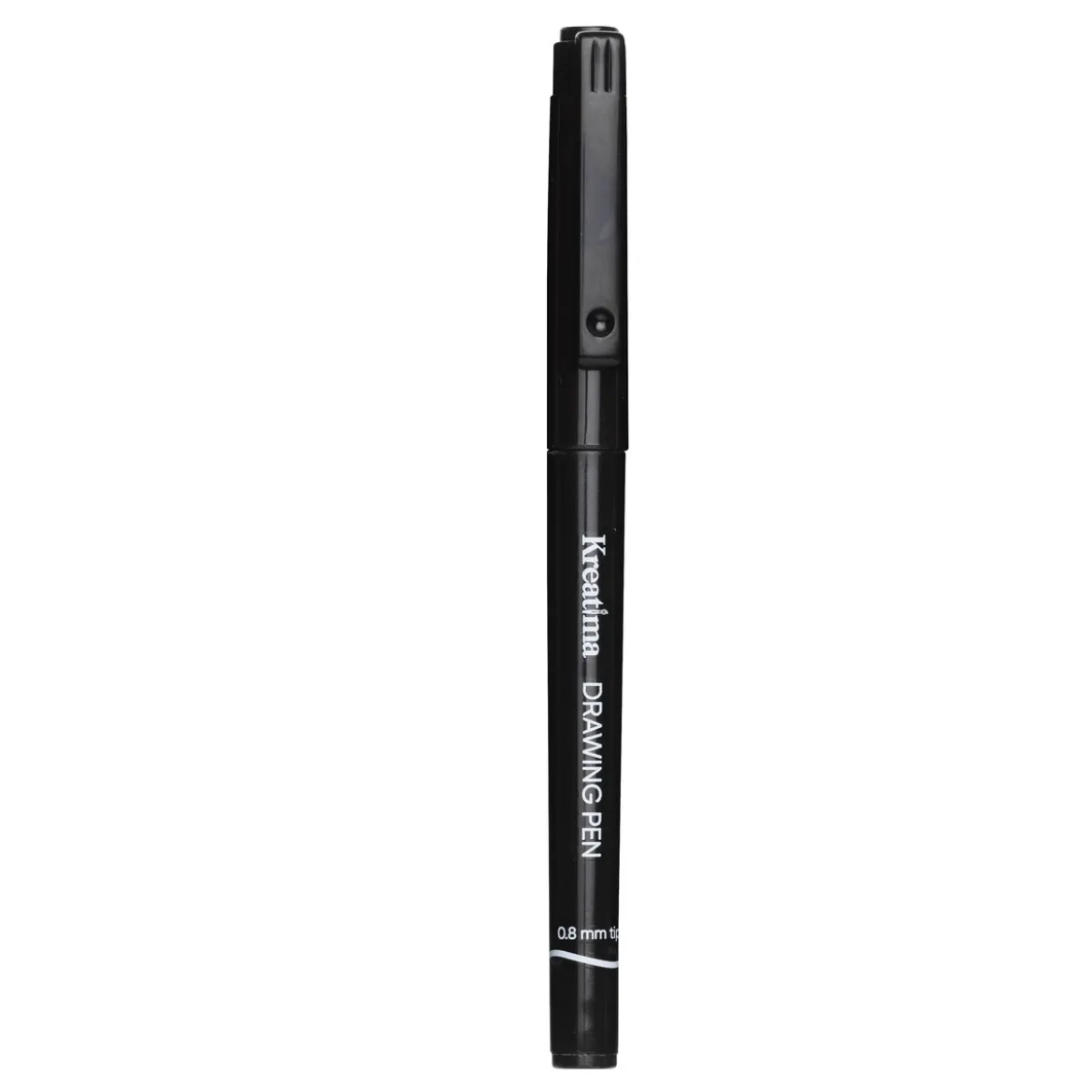 Kreatima Drawing Pen, fineliner med svart bläck 0,8 mm spets