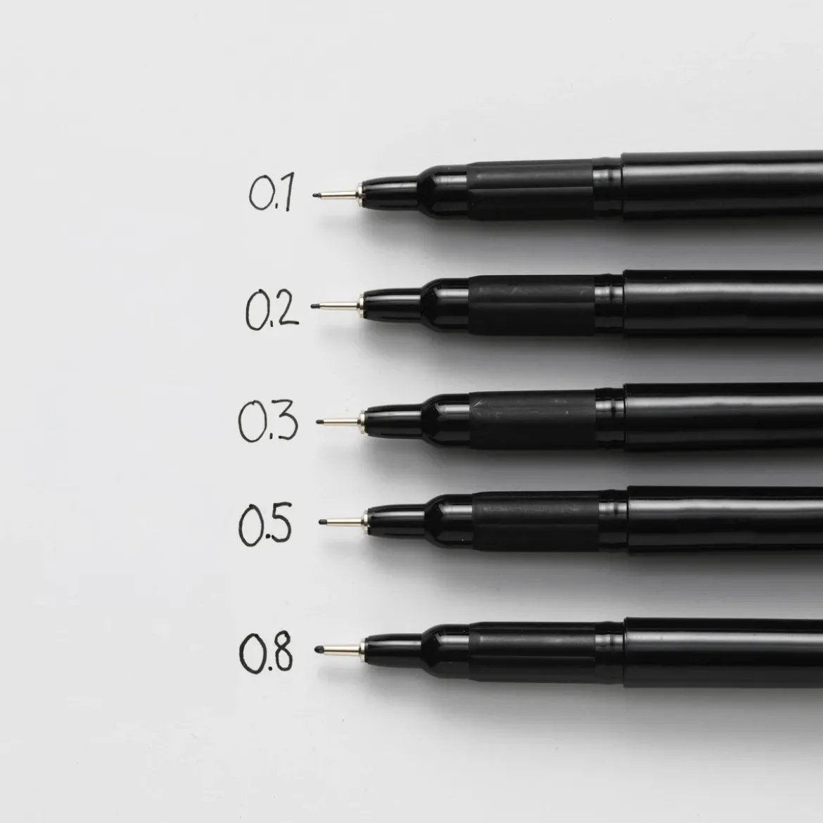 Kreatima Drawing Pen, fineliner med svart bläck 0,3 mm spets