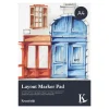Kreatima Layout Marker Pad A4 (210×297 mm), 50 ark, 75 g/m² – skissa med markers & tuschpennor