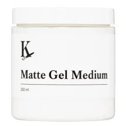 Kreatima Matte Gel Medium, matt gelbaserat medium för akrylfärg, 250 ml
