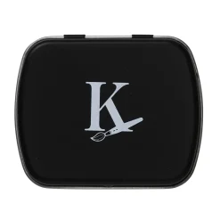 Kreatima tomt etui av metall för akvarellfärg, 5×6×1,6 cm