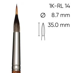 Kreatima Watercolour akvarellpensel Reservoir Liner 1K-RL 14