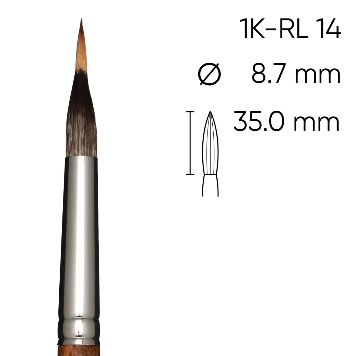 Kreatima Watercolour akvarellpensel Reservoir Liner 1K-RL 14