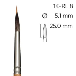 Kreatima Watercolour akvarellpensel Reservoir Liner 1K-RL 8