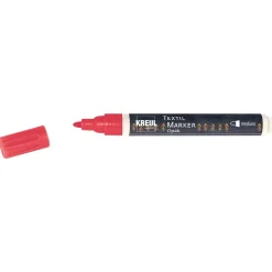 KREUL textil-markers 5-pack Opak – pennor med textilfärg för ljust & mörkt tyg