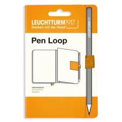 Leuchtturm1917 Pen Loop – gul självhäftande pennhållare till anteckningsböcker