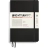 Leuchtturm1917 Ruled Notebook A5 Black – Softcover