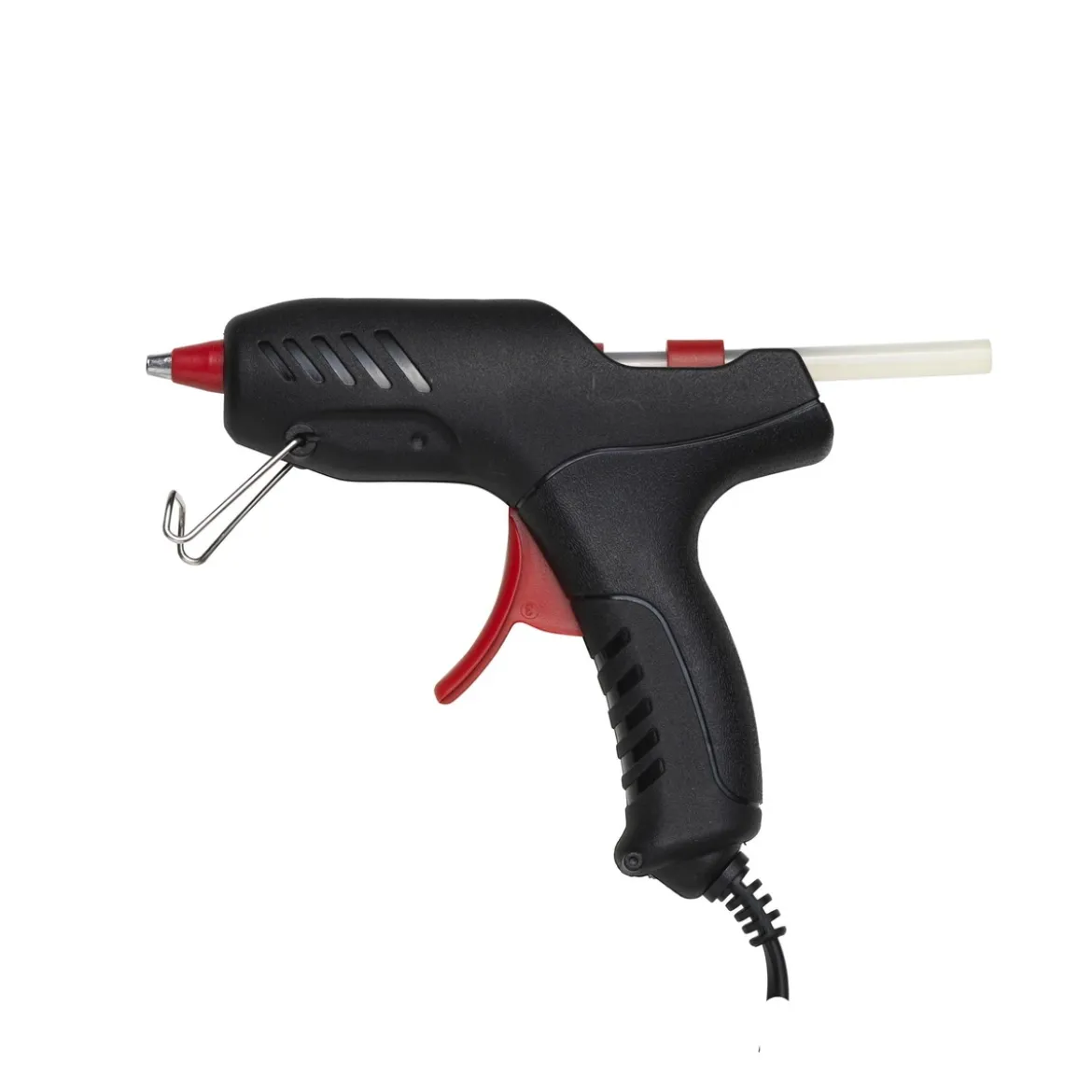 Limpistol Midi 7 mm, svart, 10(25W), 175 cm sladdlängd. 2 limstavar medföljer