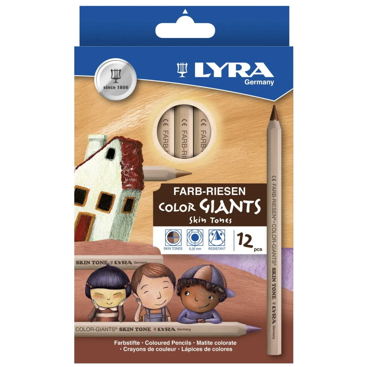 Lyra Color Giants Skintone 12p