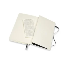 Moleskine Classic Notebook Expanded Large (13×21 cm), svart mjuk pärm – 400 linjerade sidor