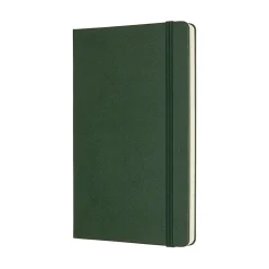 Moleskine Classic Notebook Large (13×21 cm), grön hård pärm – 240 linjerade sidor
