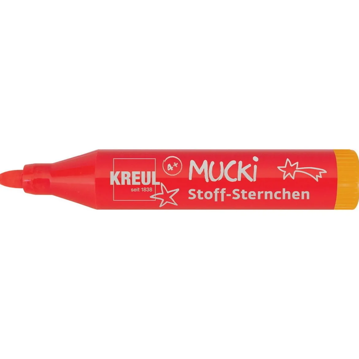 Mucki textilpennor stjärnor, 5-pack