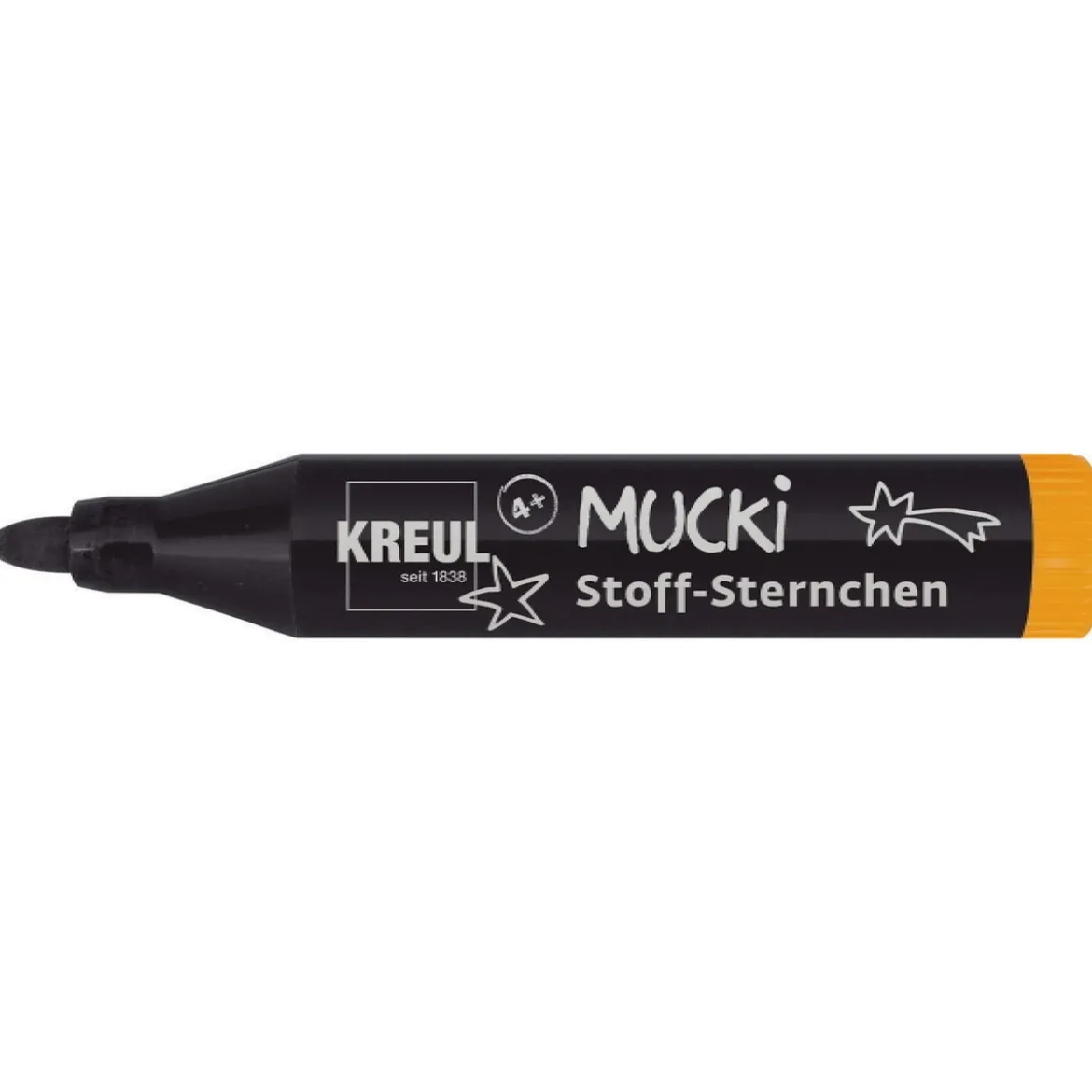 Mucki textilpennor stjärnor, 5-pack
