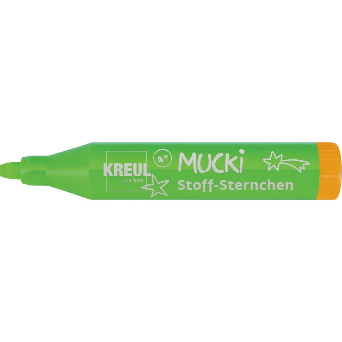 Mucki textilpennor stjärnor, 5-pack