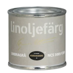 Ottossons Färgmakeri linoljefärg 100 ml, Umbragrå 3005–Y27R