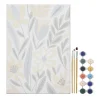 Paint by number / måla efter nummer – blommor, 25×35 cm + 10 färger & 3 penslar