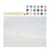 Paint by number / måla efter nummer – strand, 35×25 cm + 18 färger & 3 penslar