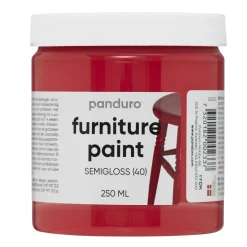 Panduro Furniture Paint möbelfärg, djupröd 250 ml