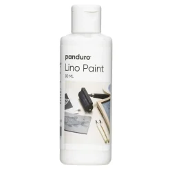 Panduro Lino Paint, vattenbaserad linoleumfärg, vit 80 ml